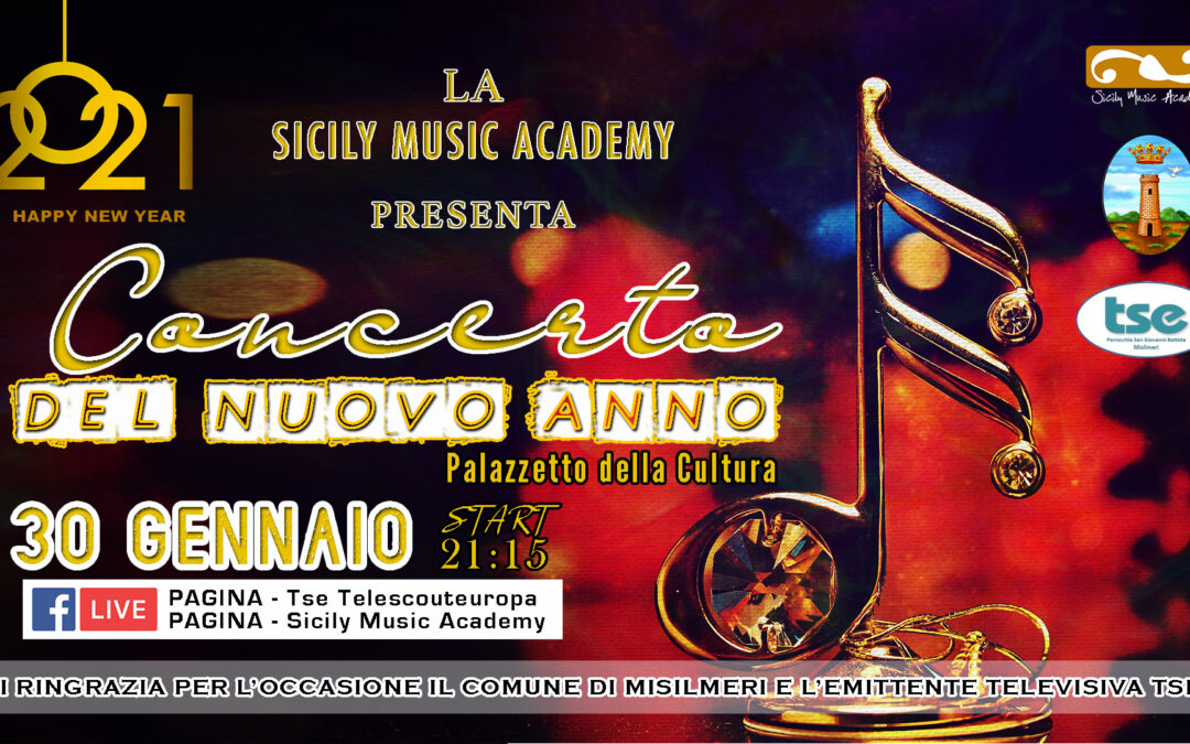 Sabato 30 in onda su Tse il “Concerto del nuovo anno” della Sicily Music Academy